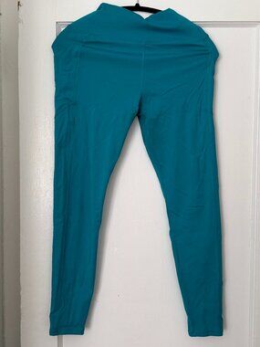 FIGS scrub leggings in teal, size medium